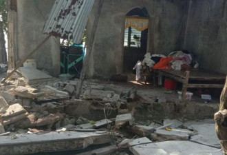 菲律宾6.6级地震1死1伤 房屋倒塌道路裂缝