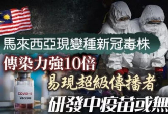 多国出现新冠变异毒株，传染力增10倍