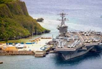 美军曾计划将暴发疫情航母舰员送冲绳