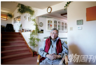 90岁的李泽厚在美国科罗拉多州小镇