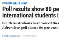 80%澳洲人抵制留学生入境：讨厌中国人