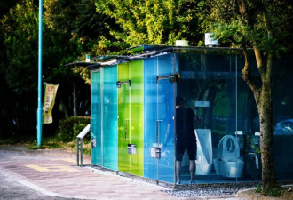 日本全透明公厕：卫生死角治安死角两手抓