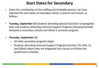 多伦多教育局推迟9月开学日期！这些学生受影响