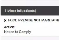 北约克中餐厅被禁止营业:严重违反10条卫生条例
