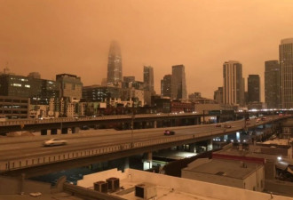 史上最猛山火烧了10个纽约！加州天空变红