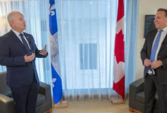 尊重自主权：保守党领袖与魁省长会面