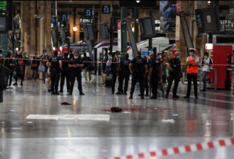 法国巴黎车站发生割喉案 行凶者伤人后逃走