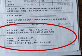 傻眼！幼儿园入学表格，要求填家长月经初潮