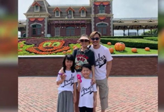 郑中基一家吃饭 贴心服侍爱女 不理老婆