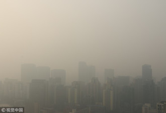 中国空气污染仍严峻 一半以上城市质量不达标
