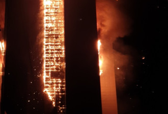 33层高楼烧成火柱！韩国深夜突发大火