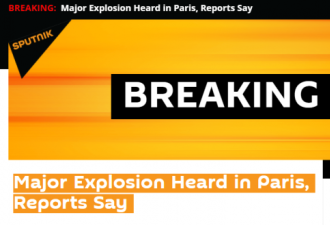 巴黎传出巨大爆炸声响 法媒：飞机突破音障所致