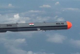 印度已将射程1000公里导弹部署到中印边境