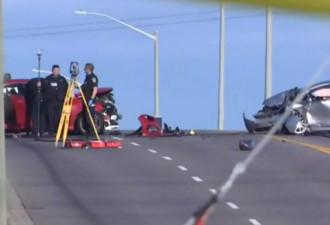 密西沙加车祸：两车对撞两人当场死亡6人受伤