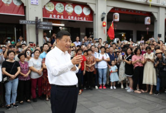 习近平视察潮州，传车队突遭不明女子闯入