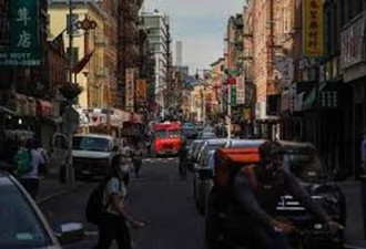 疫情下的纽约曼哈顿唐人街难恢复 正在慢慢消失