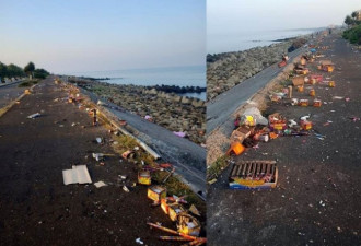 台湾黄金海岸的垃圾是大陆歼20空投的吗？