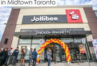 火上天的Jollibee又在多伦多Yonge街开新店啦