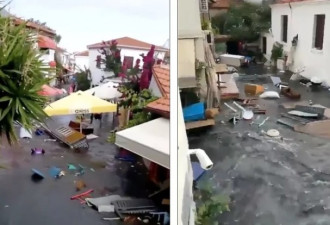 7级地震+海啸狂袭 超700人伤亡! 高楼顷刻倒塌