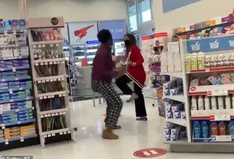 加拿大非裔大妈不戴口罩，称会功夫三招后跑路