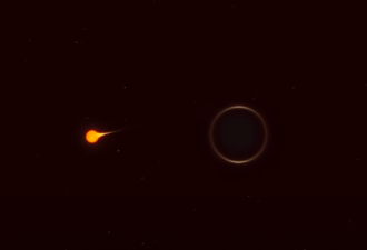 欧洲天文台重现恒星遭黑洞撕裂全过程
