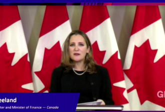 加拿大女财长：没有免费午餐，巨额补助有期限