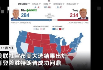 三度竞选总统 从最年轻参议员到最高龄总统