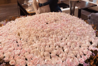 李小璐送1599朵玫瑰为闺蜜庆生 身材火辣