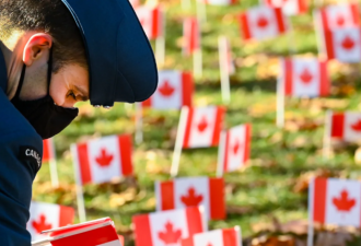 加拿大人疫情中以不同方式悼念阵亡军人