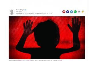 印媒：涉嫌性侵3岁女童 印度一男孩被捕