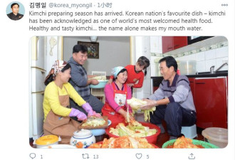 推特现朝鲜个人账号:简介自称朝鲜官员
