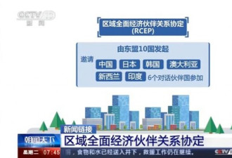 中国加入全球最大自贸区 超9成商品或零关税