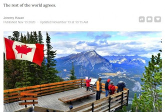加拿大再次蝉联这全球第一！120万人正在赶来