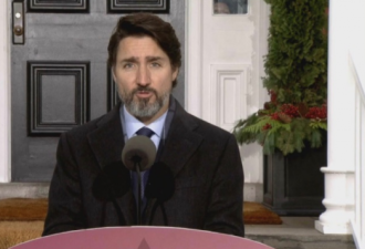 加拿大总理家门前严肃直播，奶萌儿子突然抢镜