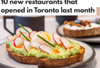 多伦多新开10间美味餐厅！看图就饿了！