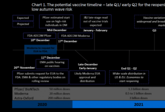 市场或将知道美国首批疫苗接种时间和人群
