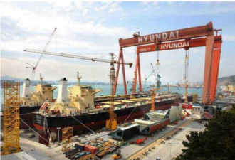 韩媒：中国无条件批准韩国两大造船巨头合并