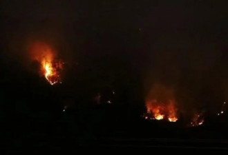 香格里拉发生森林火灾，已投入1100余人扑救