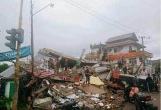 印尼凌晨又6.2强震 至少致3死24伤