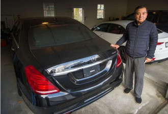 华裔夫妇买16万奔驰豪车不敢开 在车库放了三年