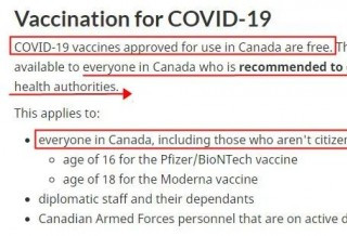 加拿大宣布全民免费接种疫苗！包括留学、工签
