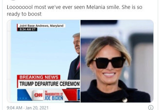 梅拉妮亚离开白宫笑得异常开心?专家这样解读