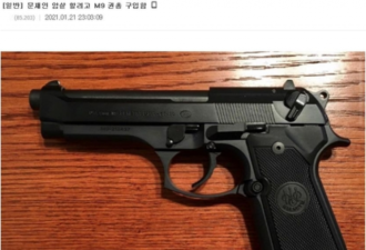 韩国一网民扬言暗杀文在寅：晒手枪 警方介入