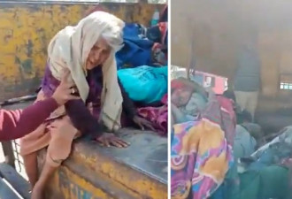 印度一城把无家可归老人扔到城外 副局长被停职