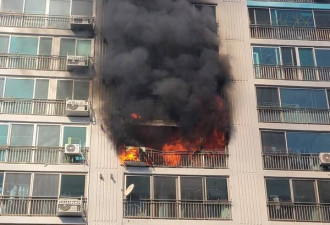 韩国公寓起火:中国女子重伤 4岁女儿死亡