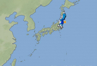 日本气象厅：福岛附近海域再发生地震