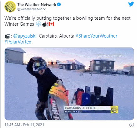 加拿大人真会玩！雪橇保龄球，冰上飞盘...
