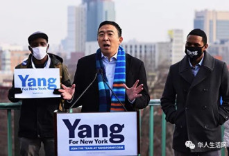 杨安泽确诊新冠 继续积极参与竞选纽约市长