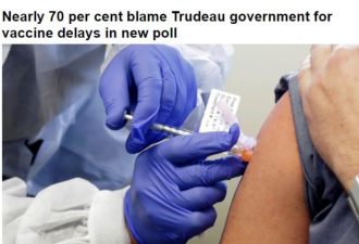 加拿大疫苗接种速度远远落后于欧美大国