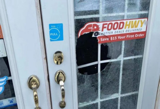 北约克餐馆凌晨被砸盗窃 华人店主呼吁商家小心